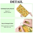 thumbnail image 6 of Sunflower Design Microfiber Dish Drying Mat for Kitchen Counter, Absorbent Drainer Pad for Dishes, Foldable Rack Mat, 16x18 Inch, 6 of 7