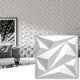 thumbnail image 1 of Art3dwallpanels Paquete de 50 paneles de pared 3D de diamante de PVC 30 x 30 cm, 1 of 9