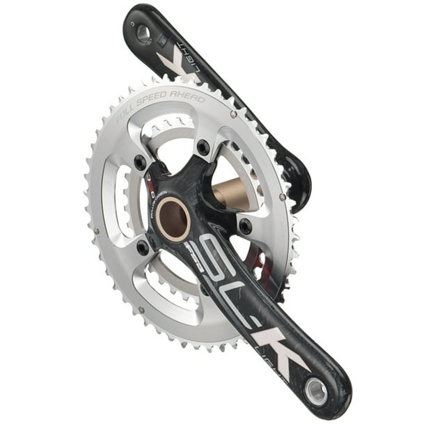 FSA SLK Light Carbon Road Bike Crankset // 50/34T // 170mm // EVO386 // White