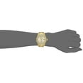 thumbnail image 3 of 21397 Women's Pro Diver Crystal Accented Bezel Gold Dial Yellow Gold Steel Dive Watch, 3 of 4