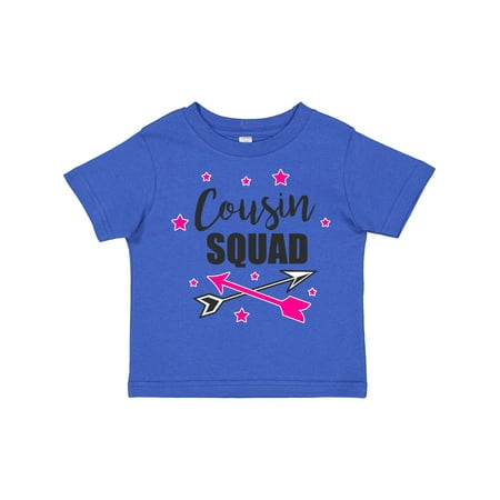 

Inktastic Cousin Squad with Arrows and Stars Gift Toddler Toddler Girl T-Shirt