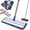 Blue(16.8"*5.2"), variant on Microfiber Mop - Flat Floor Mops Wet Dry Dust Mop with 4 Washable Pads & 52.4'' Stainless Steel Handle for Hardwood Laminate Tile Floor Cleaning