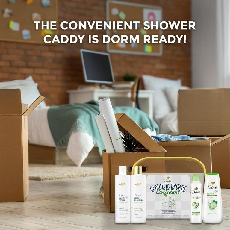 Dove Shower Caddy College Confident Gift Set – Cucumber & Green