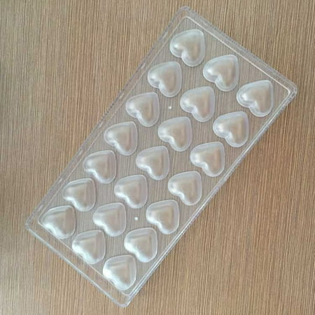 

Buodes Clear Hard Chocolate Maker Polycarbonate PC DIY 21 Love Candy Mold Mould