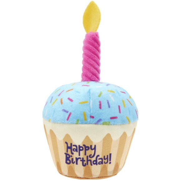 Jouet De Gâteau Grinçant pour Chien, Jouet De Gâteau à Mâcher en Peluche pour Animal De Compagnie, Cadeau d'anniversaire Mignon Dessert en Peluche pour Chien Chat - Cupcake