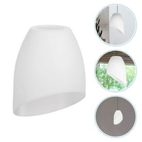 WEAVILUX Vintage Lampshade Replacement Table Lamp Shade Plastic White 1 Set Wall Lamp