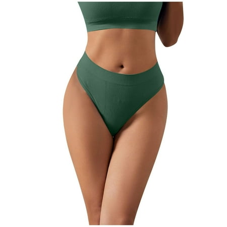 Lace Panties for Women Womens Fitness Underwear Women s Thong Yoga Seamless Thread Middle And Low Waisted Sexy Sports Triangle Underwear