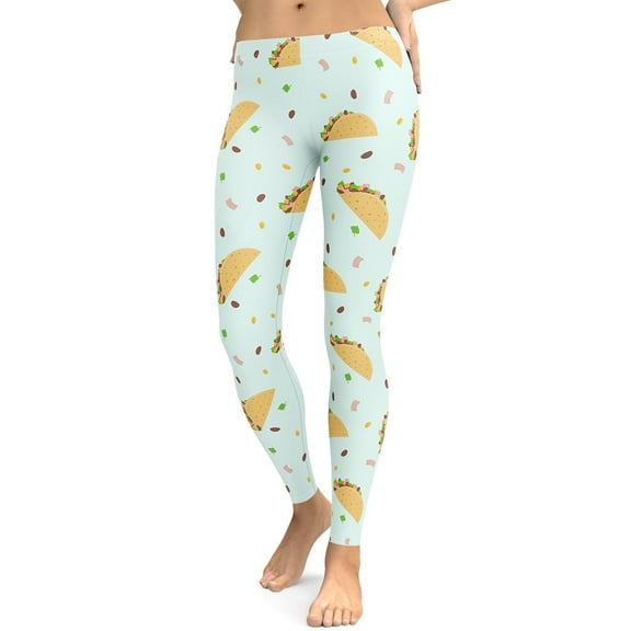 Tacos Leggings Size: XS for Women | FIERCEPULSE