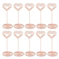 thumbnail image 2 of 10Pcs Porte-Cartes de Nom, Numéro de Table en Forme de Coeur d'Or Stands Porte-Photos pour Centres de Table, Mariage, Fête, Anniversaire, 2 of 8
