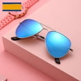 thumbnail image 4 of Gafas de sol polarizadas estilo aviador para niños, adolescentes y jóvenes, talla S, 4 of 5