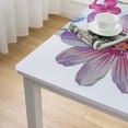 thumbnail image 5 of BANET Square Tablecloth, Spring Cottage Rose, Wrinkle and Stain Resistant Fabric Table Cloth, Blue 46*46, 5 of 8