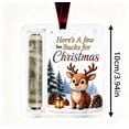 thumbnail image 4 of PLPPYFS Christmas Cash Gift Ornament, Acrylic Christmas Money Holder for Cash, Funny Holiday Xmas Tree Hanging Ornaments Decor, Unique Money Gift for Christmas Tree Ornaments, 4 of 4