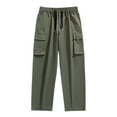 thumbnail image 4 of RMGVDSD Men's Classic Fit Cargo Pant Mens Loose Fitting Outdoor Sports Style Work Pants With A Flowing Drape Autumn Comfort Stylish Slacks, 4 of 9