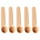thumbnail image 1 of 5 Piezas Cucharas de Madera para Café y Clip Bolsas, Cuchara Medidora, 2 en 1, Sellador Medidora Frijoles, ExpréS, Té, 1 of 5