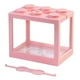 thumbnail image 1 of Pecera decorativa Mini acuario USB lámpara de lámpara LED de peces lámpara de escritorio caja de peces decoración de de té Rosado, 1 of 9