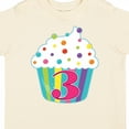 thumbnail image 4 of Inktastic 3rd Birthday Cupcake Boys or Girls Toddler T-Shirt, 4 of 5