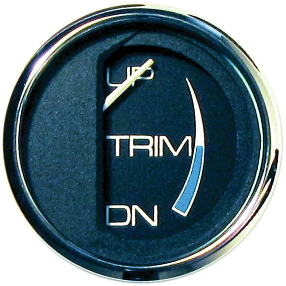 "Faria Chesapeake Black 2"" Trim Gauge (Mercury / Mariner / Mercruiser /"