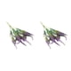 thumbnail image 4 of Kearding 3x Plantas de plástico sintético Bajo mantenimiento Elegantes para interiores y exteriores Plantas realistas resistentes a los rayos púrpura 2Conjunto, 4 of 6