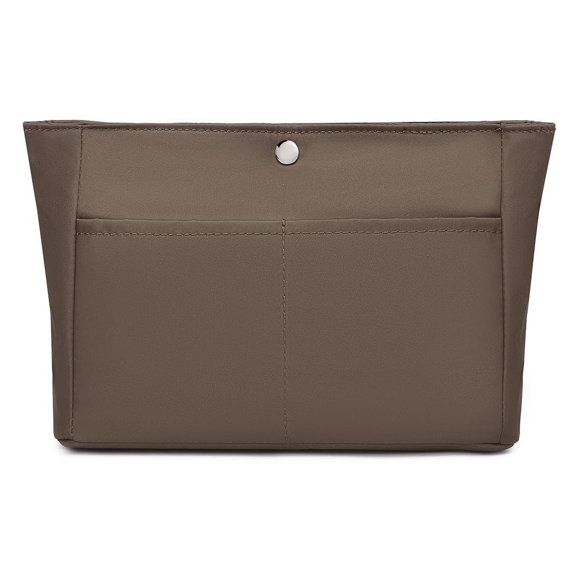 YONEBN - Bolsa de almacenamiento impermeable ligera de gran capacidad de nailon, bolsa interior organizadora, Nailon/café, Sencillo