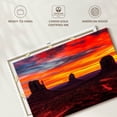 thumbnail image 6 of Elephant Stock Monument Valley At Sunset Wall Art - Horizontal Canvas Wall Art - Living Room Wall Decor - Nature Canvas - Brown And Orange Decor - 39" x 26", 6 of 8