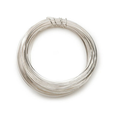 3 Chrome Plated Wire - Bright Silver Plated Copper Wire: 20 gauge