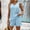 Light Blue women's 2 piece outfits a1, variant on Cagogo Women's 2 Piece Outfits V Neck Sleeveless Tank Top Shorts Set Casual Summer Vacation Loose Fit Solid Color Boho Travel Clothes Cruise Airport Outfit, Light Blue XL