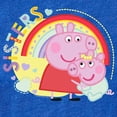 thumbnail image 2 of CafePress - Peppa Pig: Sisters - Cute Infant Baby Football Bodysuit, 2 of 3