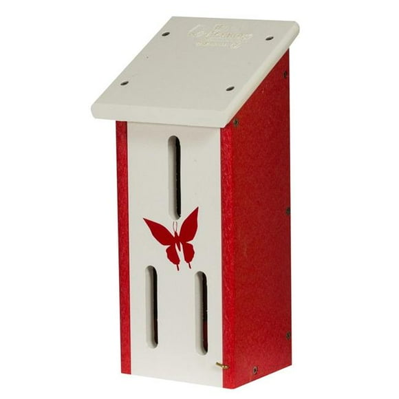 Moose Country Gear 80PSBF Small Butterfly House, White & Bright Red