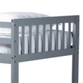 thumbnail image 4 of Bowery Hill Grey Finished Wood Twin Size Bunk Bed, 4 of 7