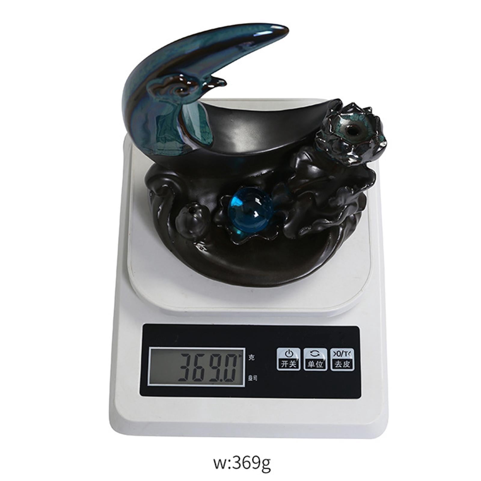 WLPZXP Moon Backflow Incense Burner Incense Cone Holder Art Crafts Statue Incense Stick