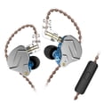 thumbnail image 1 of Mistaha KZ ZSN Pro 3.5mm Wired Headphones with Mic In-line Control In-ear Sport Headset Dynamic, 1 of 8