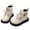 C53/Beige, variant on XIYON Boys Boots For Toddler Boys And Girls' Spring And Autumn Short Boots English Style Children's Leather Boots Fashionable Boots 15-18 Months
