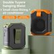 thumbnail image 2 of 5Speed Waist Hanging Small Fan Usb Rechargeable High Wind Power Portable Fan, 2 of 5