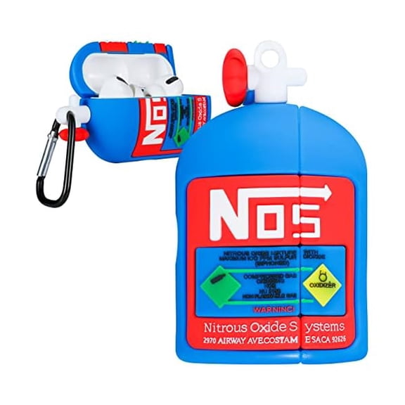 mjw001 for Airpod Pro 2019/Pro 2 Gen 2022 Case 3D Nos Nitrogen Bottle for Boys Girls Kids Teens Cute Cartoon Fun Soft Silicone Design for Airpods Pro Cases Cover Funny Fashion for Air Pod Pro Covers