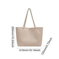 thumbnail image 3 of Bolso de compras informal para mujer, bolso de ocio de gran capacidad, bolso diario con conjunto de monedero, 3 of 8