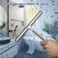 thumbnail image 2 of Escobilla de Goma para Limpieza, Jalador para Vidrios de Acero Inoxidable, Limpiacristales para Ventana de Baño, Cocina, Automóvil, Soporte de Pared Profesional, 2 of 4