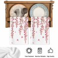 thumbnail image 5 of Butterfly Flower Kitchen Towels Set of 4, Watercolor Farmhouse Country Pink Floral Absorbent Dish Towels for Kitchen, Microfiber Hand Towel, Quick Drying Tea Towel for Cleaning Decorative Dishcloths, 5 of 7