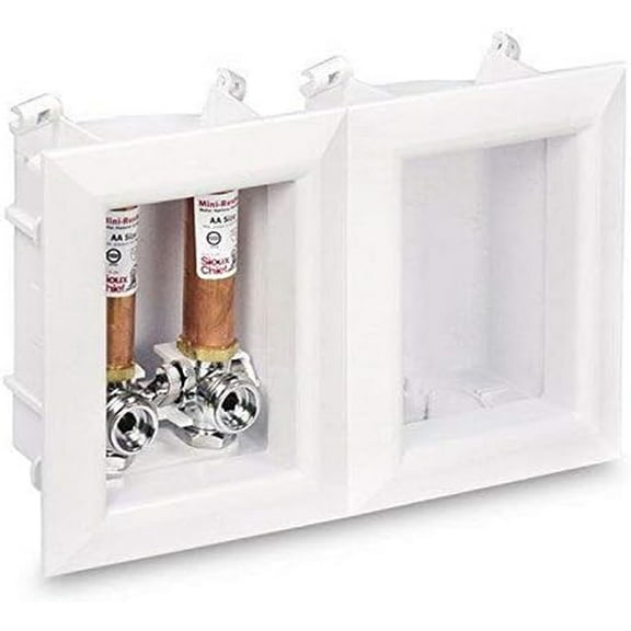 696-G2313XF 1/4 Turn Oxbox Washing Machine Outlet  with Mini Rester$$Plumbing & HVAC