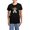 With Blue Strpe Pant, variant on CafePress - Beagle Puppy Women's Dark Pajamas - Women's Short Sleeve Print T-Shirt and Pants Dark Cotton Pajama Set
