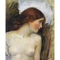 thumbnail image 2 of Waterhouse, John William 20x24 Black Modern Framed Museum Art Print Titled - Study For The Head of Echo, 2 of 4