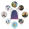 thumbnail image 6 of Balery Violet Glitter Pattern Drawstring Backpack Bag Sport Gym Sackpack Cinch Bags Pattern Drawstring Backpack Bag Sport Gym Sackpack Cinch Bags -Medium, 6 of 6