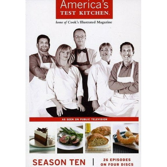 America's Test Kitchen: Season 10 (DVD, 2010, 4-Disc Set) NEW