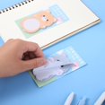 thumbnail image 4 of Amaxiu Cute Self Stick Notes, 6 Pack Cartoon Animal Sticky Note Kawaii Markers Flags Memo Pads Small Sticky Memo Pad Dog Cat Rabbit Bear Shape 8x5cm/3.2x2in 180 Sheets, 4 of 7