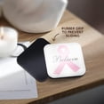 thumbnail image 4 of 3dRose, Pink Ribbon With The Word Believe On It, set of 4 Coasters - Soft, 4 of 7