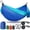 Blue, variant on Purple Orange Nylon Camping Hammock Single or Double Travel Swing for Beach Hiking