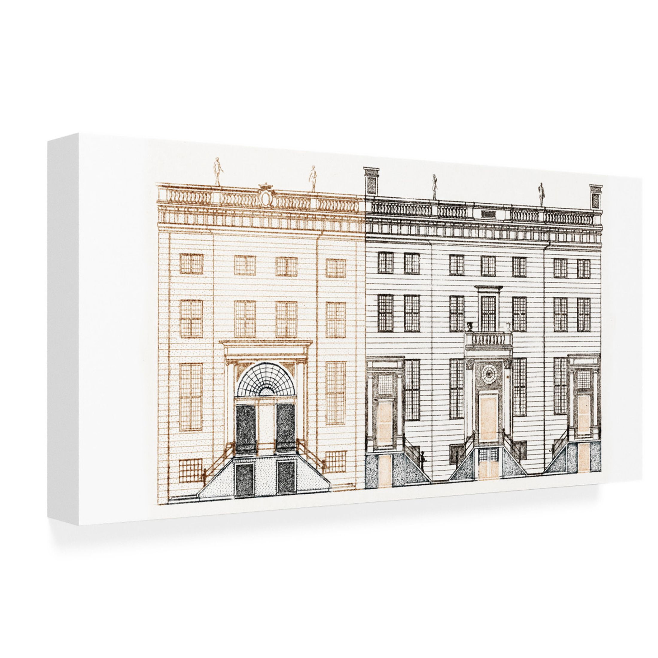 Trademark Fine Art Johan Teyler Amsterdam Canal Houses III Canvas Wall Art