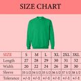 thumbnail image 2 of Gildan Long Sleeve Men's Sweatshirt, Durable Heavy Blend Casual Crewneck Sweatshirt, Irish Green, 3XL, 2 of 6