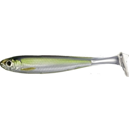UPC: 0697713223668 | Live Target SRS125SK952 Silver/Green 5 Soft Plastic Fishing Swimbait Lure 3Pk