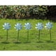 thumbnail image 3 of Juego de 10 ruedas de pasador repelente de primera calidad, ruedas giratorias holográficas brillantes, ahuyenta pájaros y plagas, fácil de montar para jardín al aire libre, 3 of 5