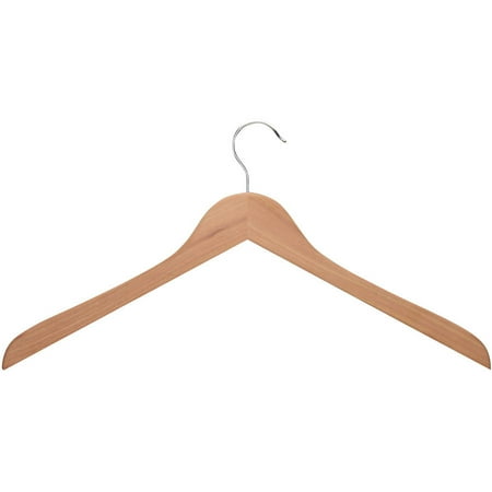 Wood Tie Hanger - Honey Can Do Cedar Wood Shirt Hangers, Natural (Pack of 5)